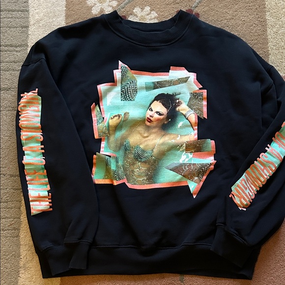 Taylor Swift Tops - ❌DO NOT BUY! ❌Taylor Swift TLOAS crewneck sweatshirt size L track list